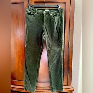 JJill Straight Leg Velvet Slacks